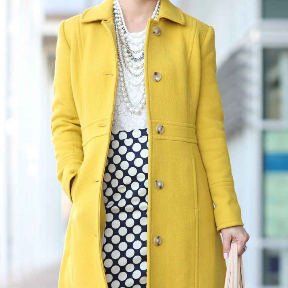J. Crew Italian classic day coat